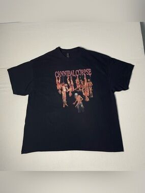 Vintage Reprint Cannibal Corpse Butchered at Birth Graphic-T 2XL Double Sided